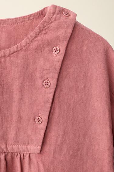 100% LINEN DRESS CREATED BY CARAMEL LONDON X ZARA - Terracotta by Zara - Image 2