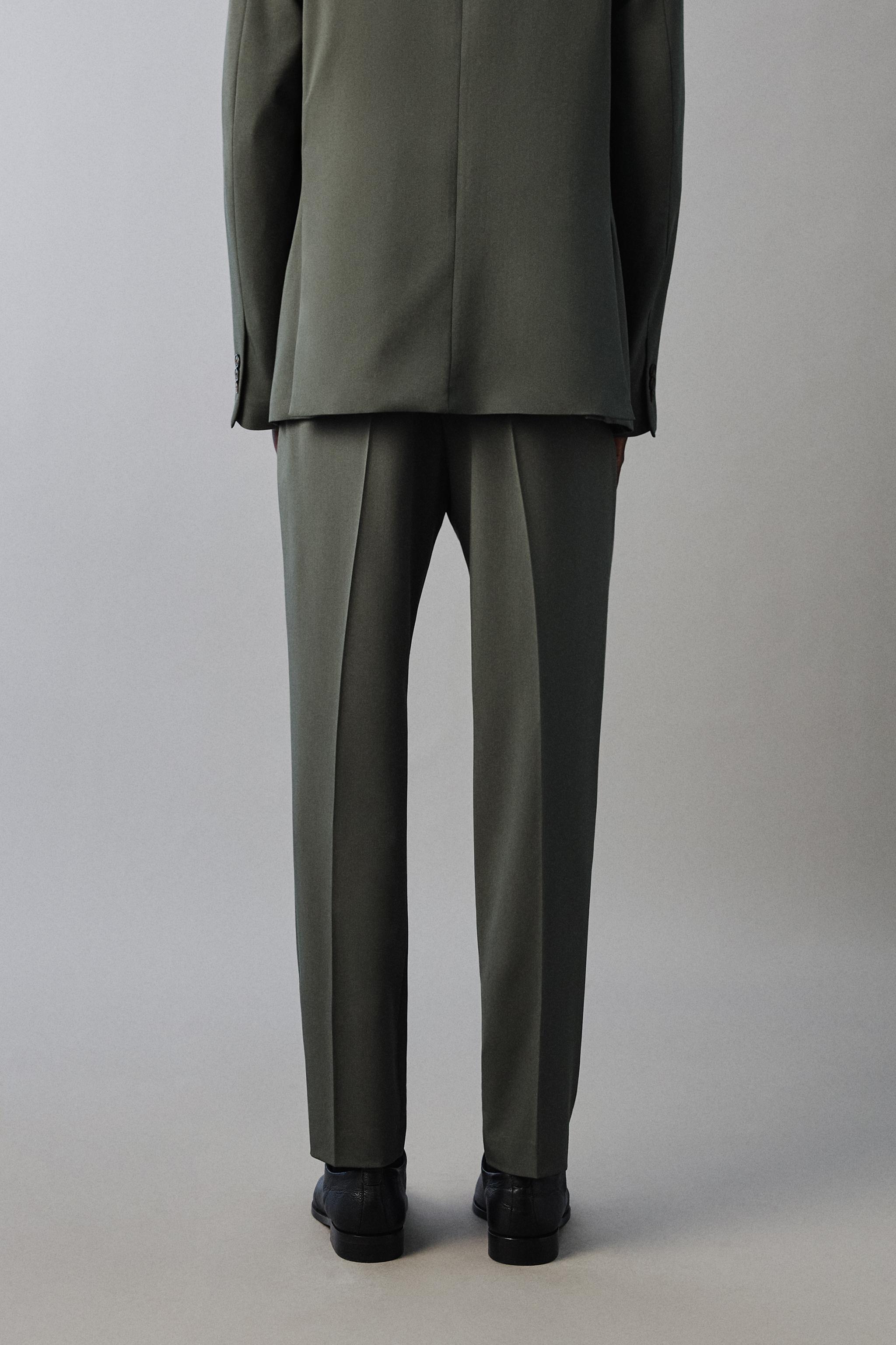 コンフォートスーツパンツ - グリーン | ZARA Japan / 日本