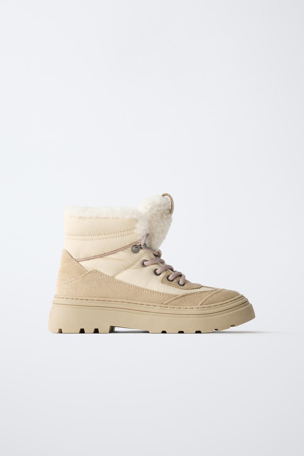 LINED HIGH-TOP SNEAKERS