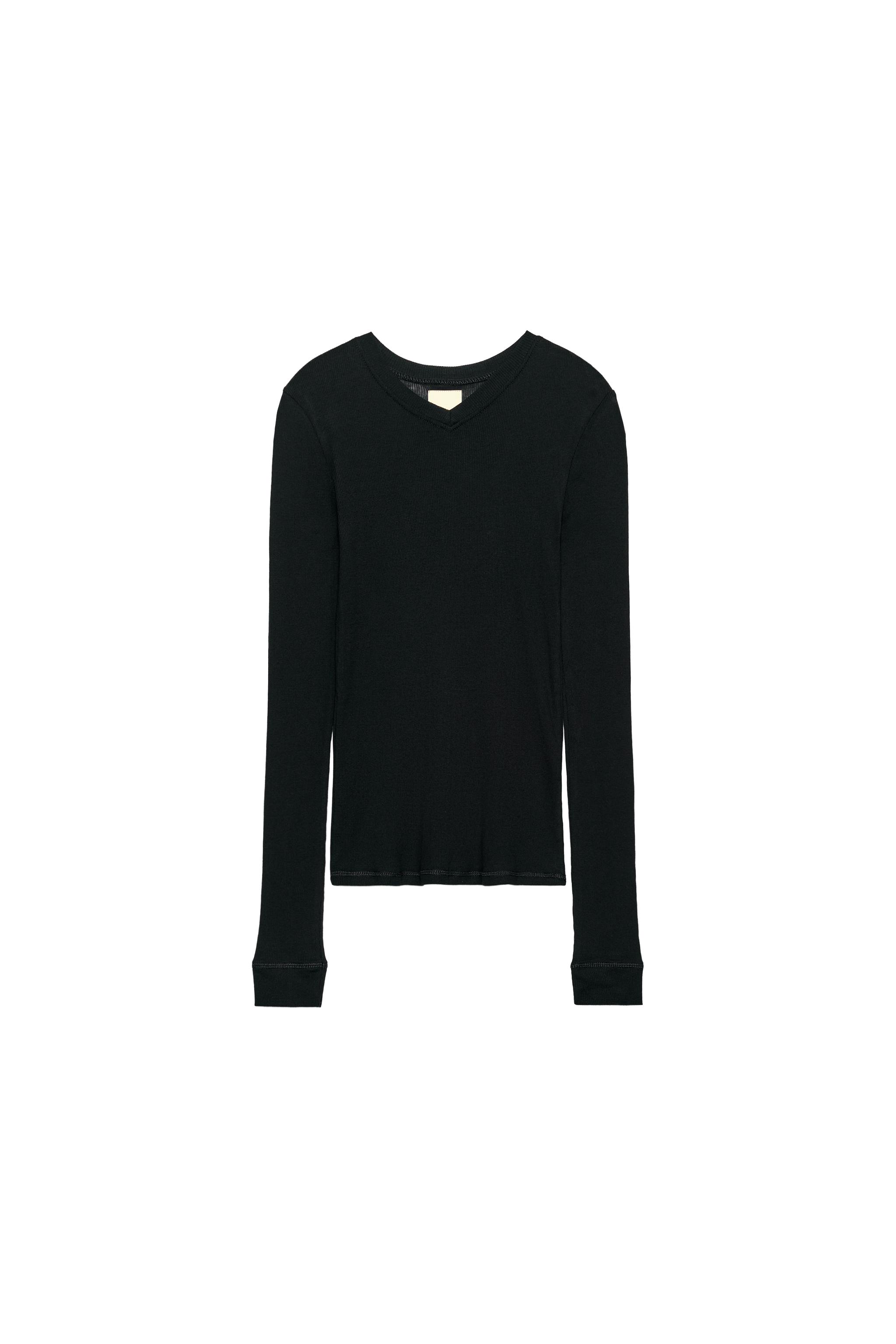 CAMISETA RIB ALGODÓN 100%