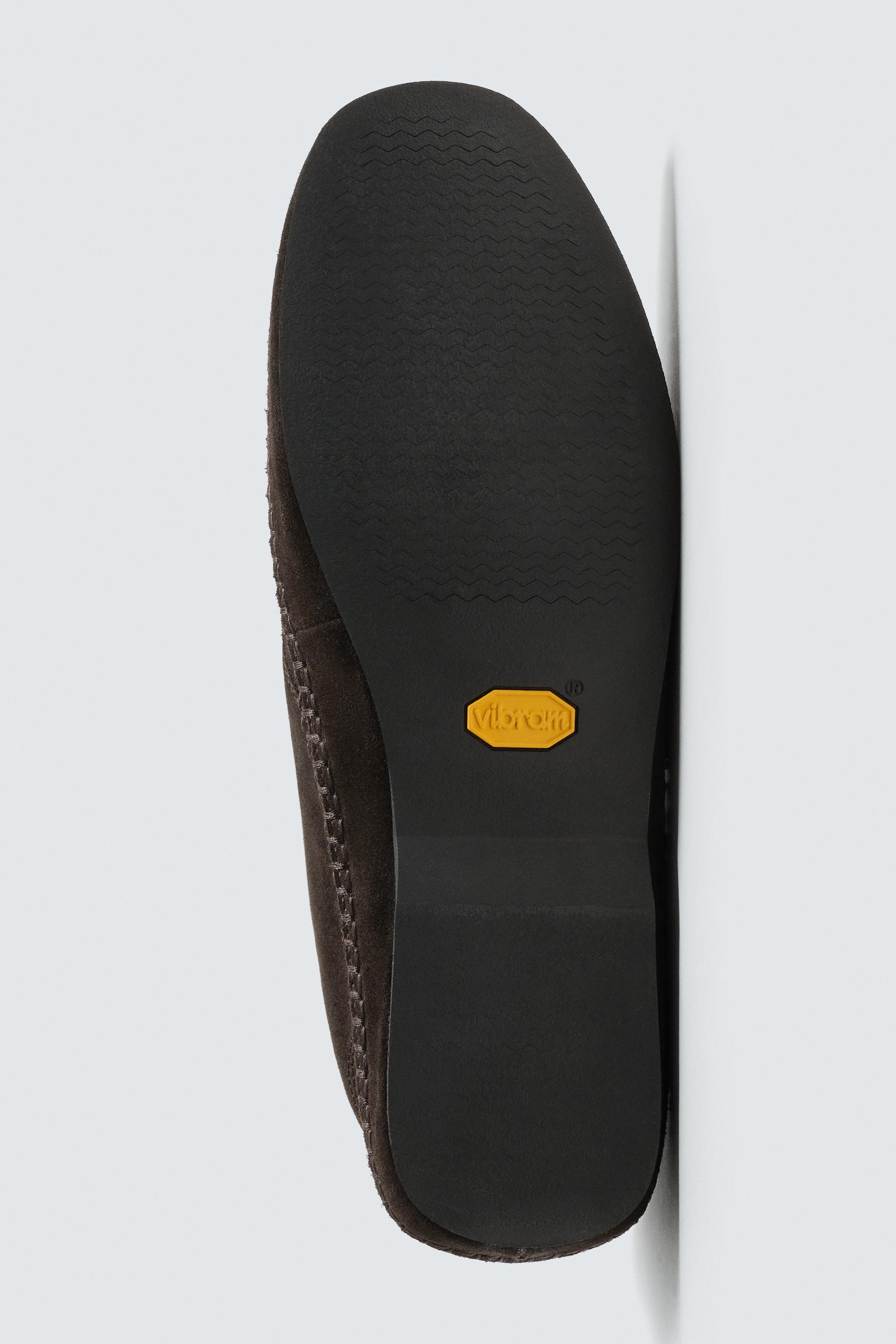 ZARA Vibram製 ブラウン モックトゥーシューズ 新品 もはや定番化