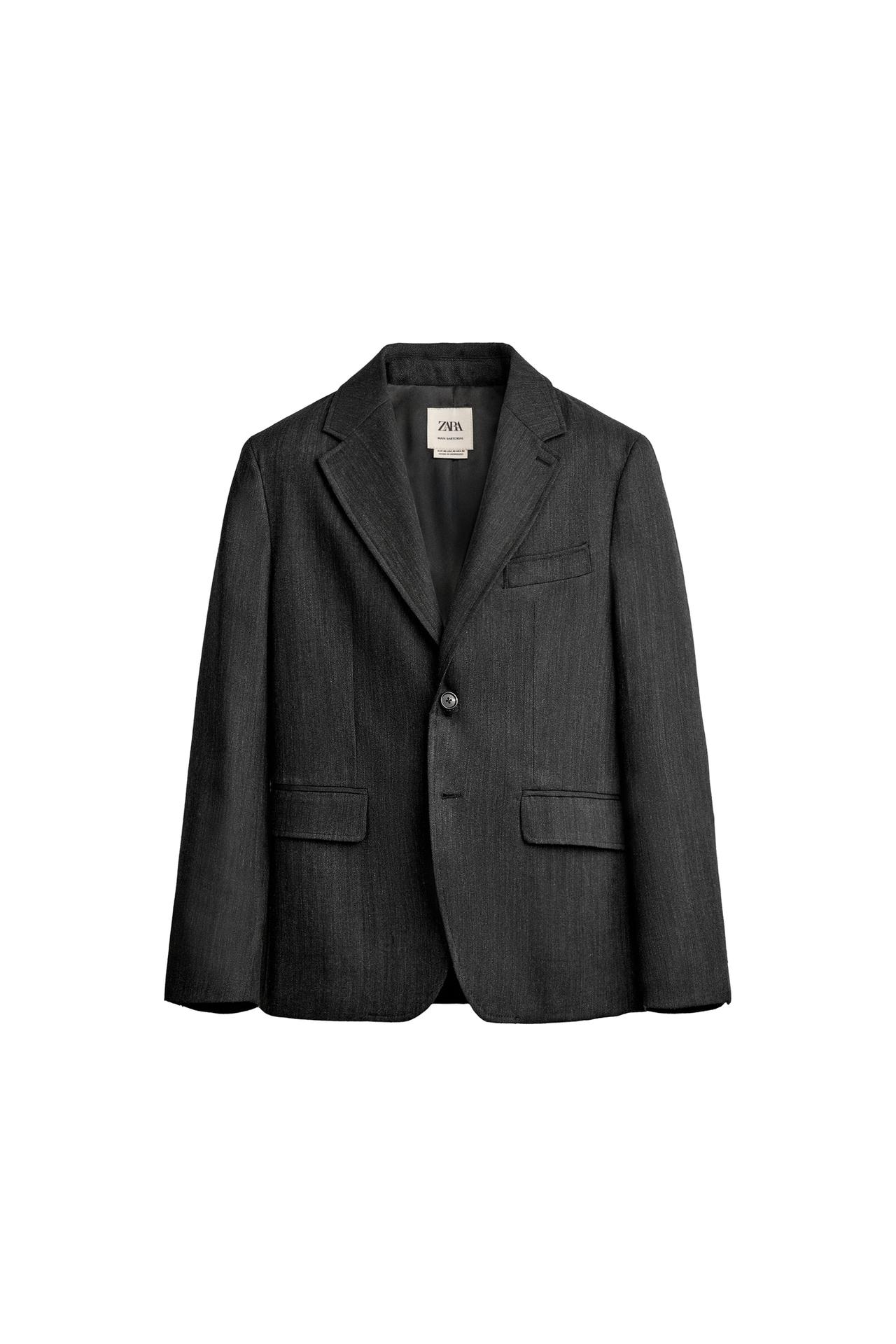 100% WOOL REGULAR FIT SUIT BLAZER