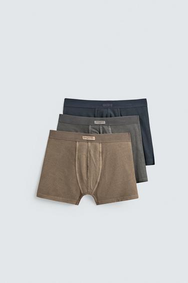 Zara MEKANI PAKET OD 3 BOKSERICA – raznovrstan