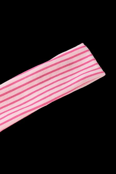 2ER-PACK ELASTISCHE HAARBÄNDER MIT STREIFEN - Hellrosa von Zara