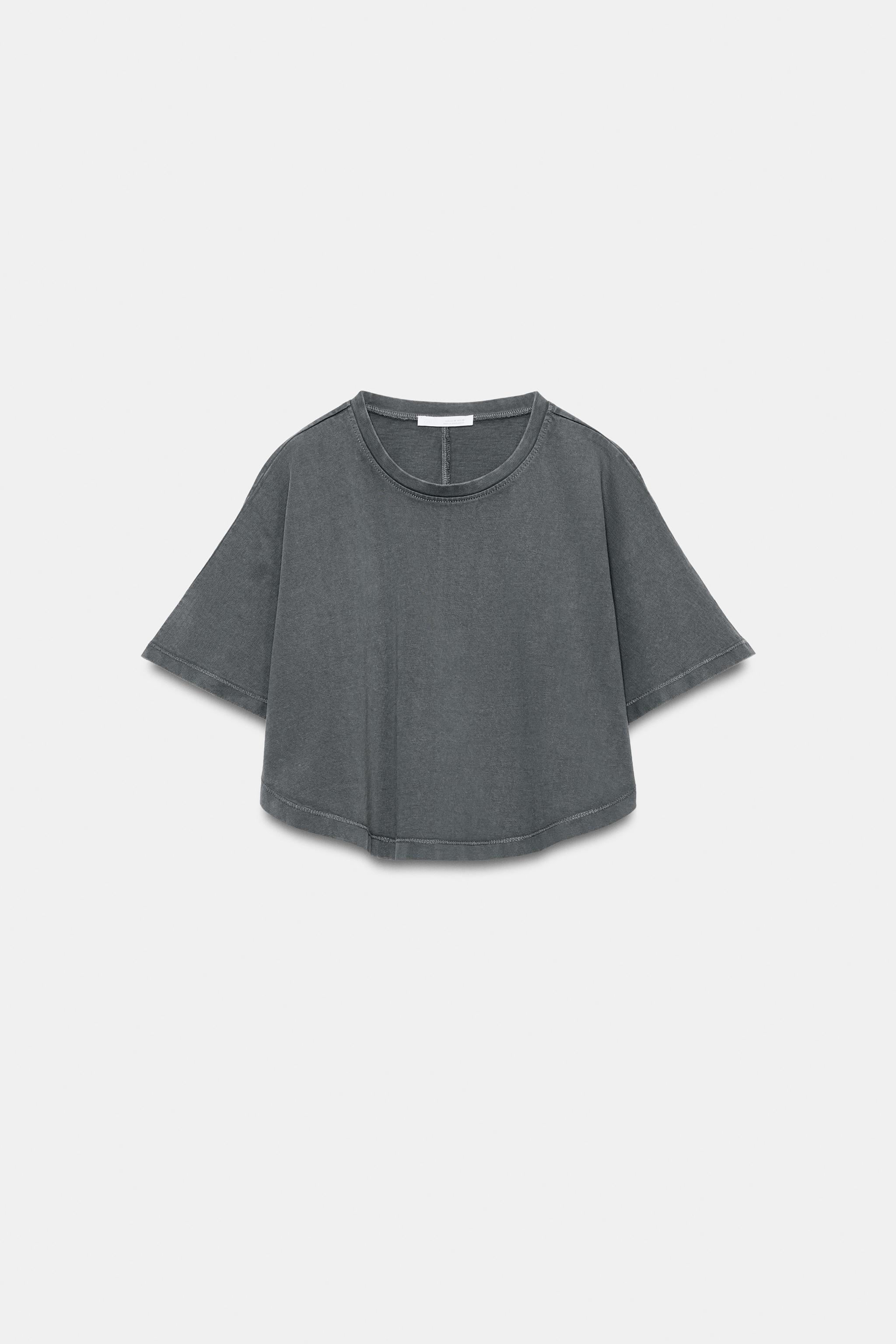 WASHED EFFECT CAPE TOP
