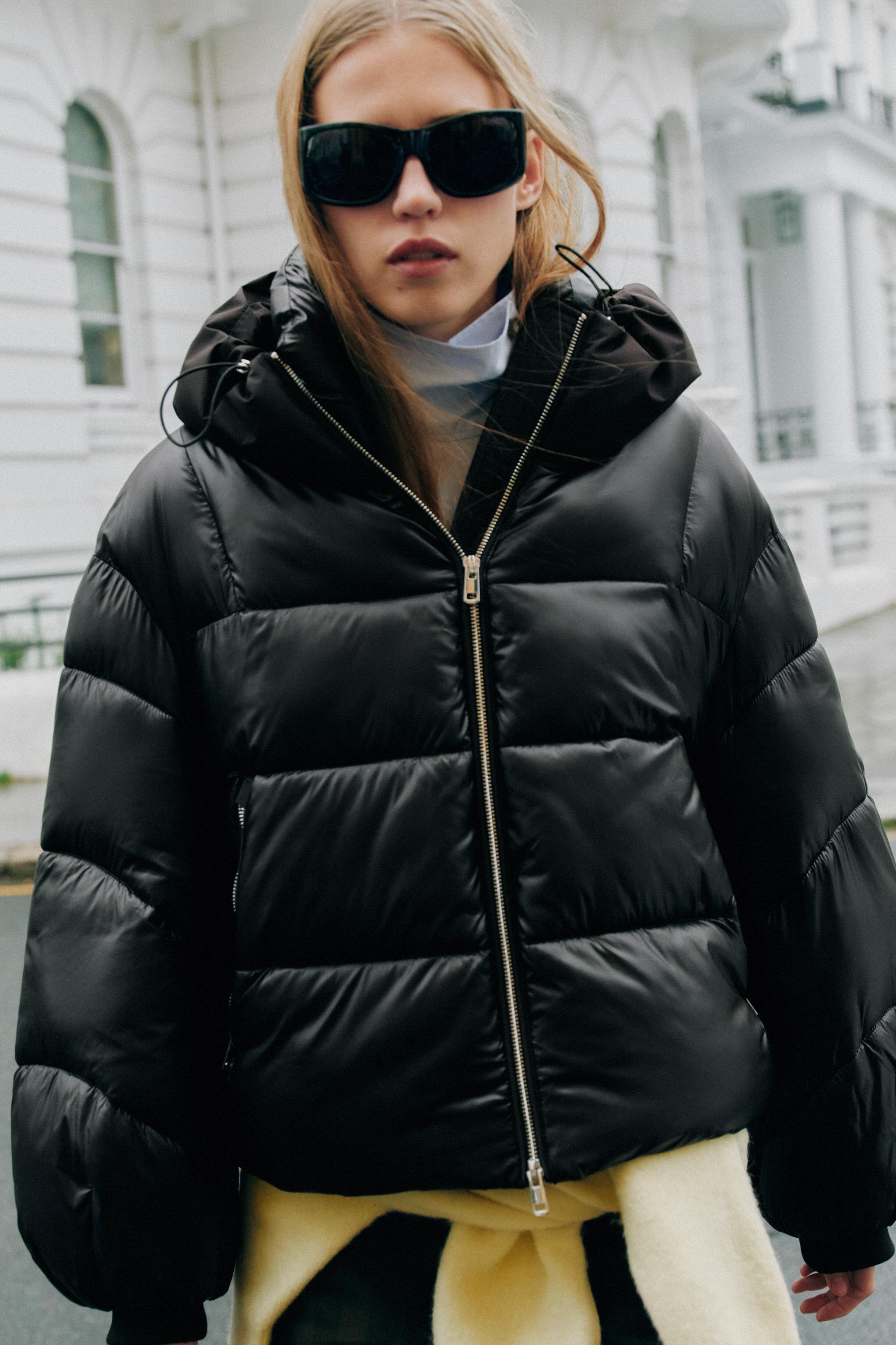 WATER-REPELLENT PADDED HOODIE ANORAK