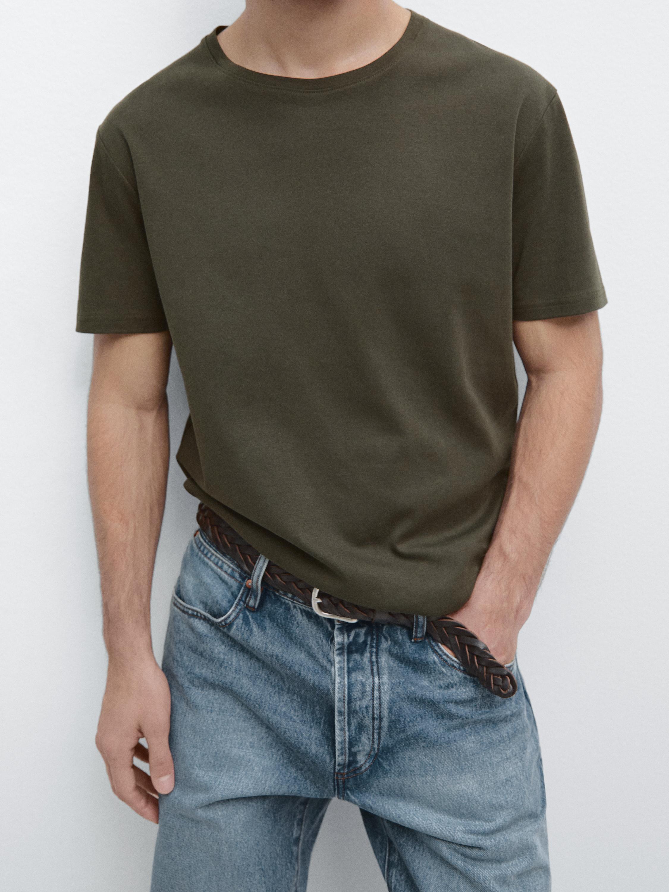 100% mercerised cotton T-shirt