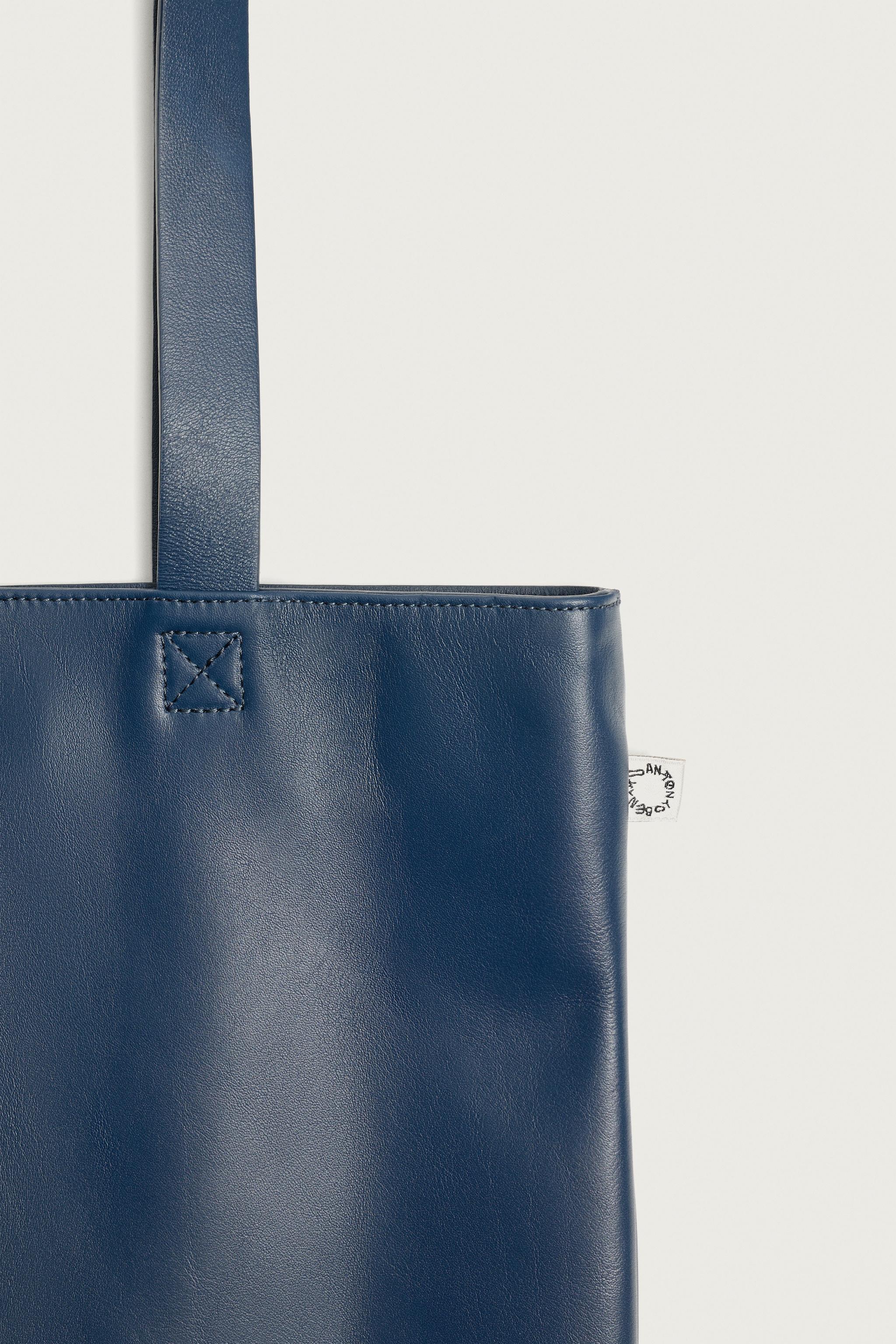 LEATHER SHOPPER BAG