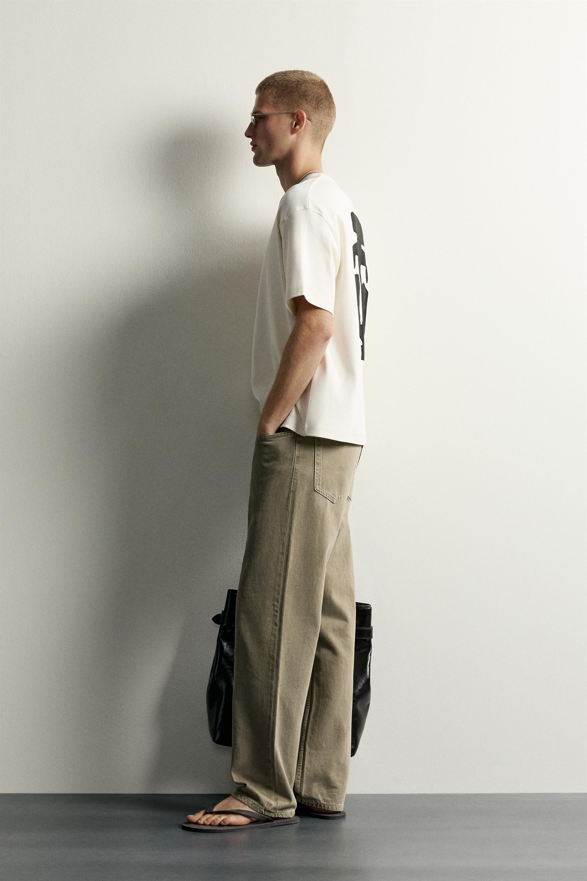 Мужские худи Zara RELAXED FIT INTERLOCK PATCH SWEATSHIRT — фото 4