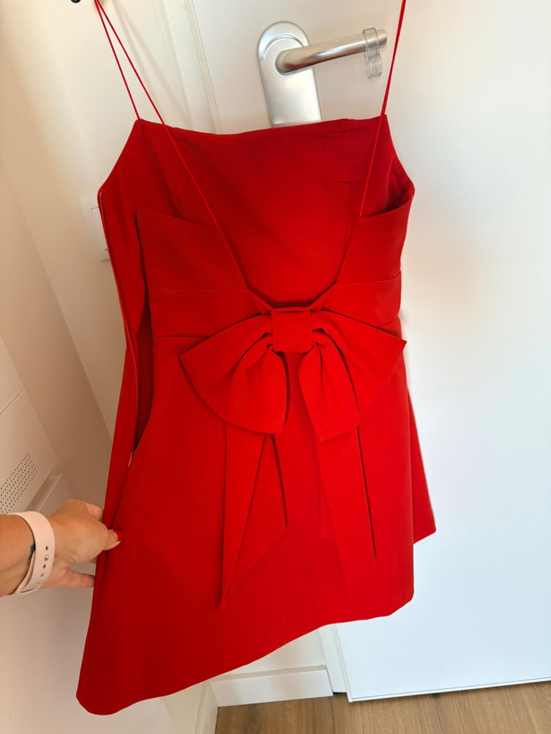 SHORT STRETCH DRESS WITH BOW - Image 2