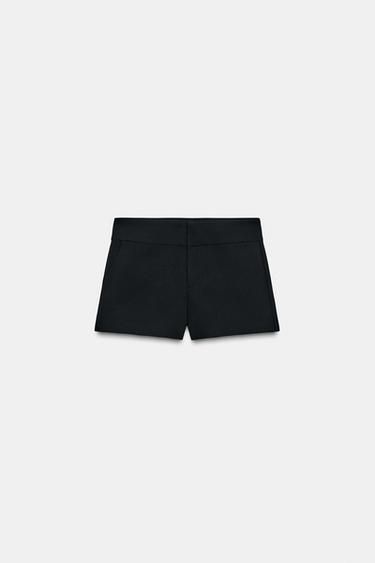 SHORTS WITH FLAP POCKETS - Black by Zara