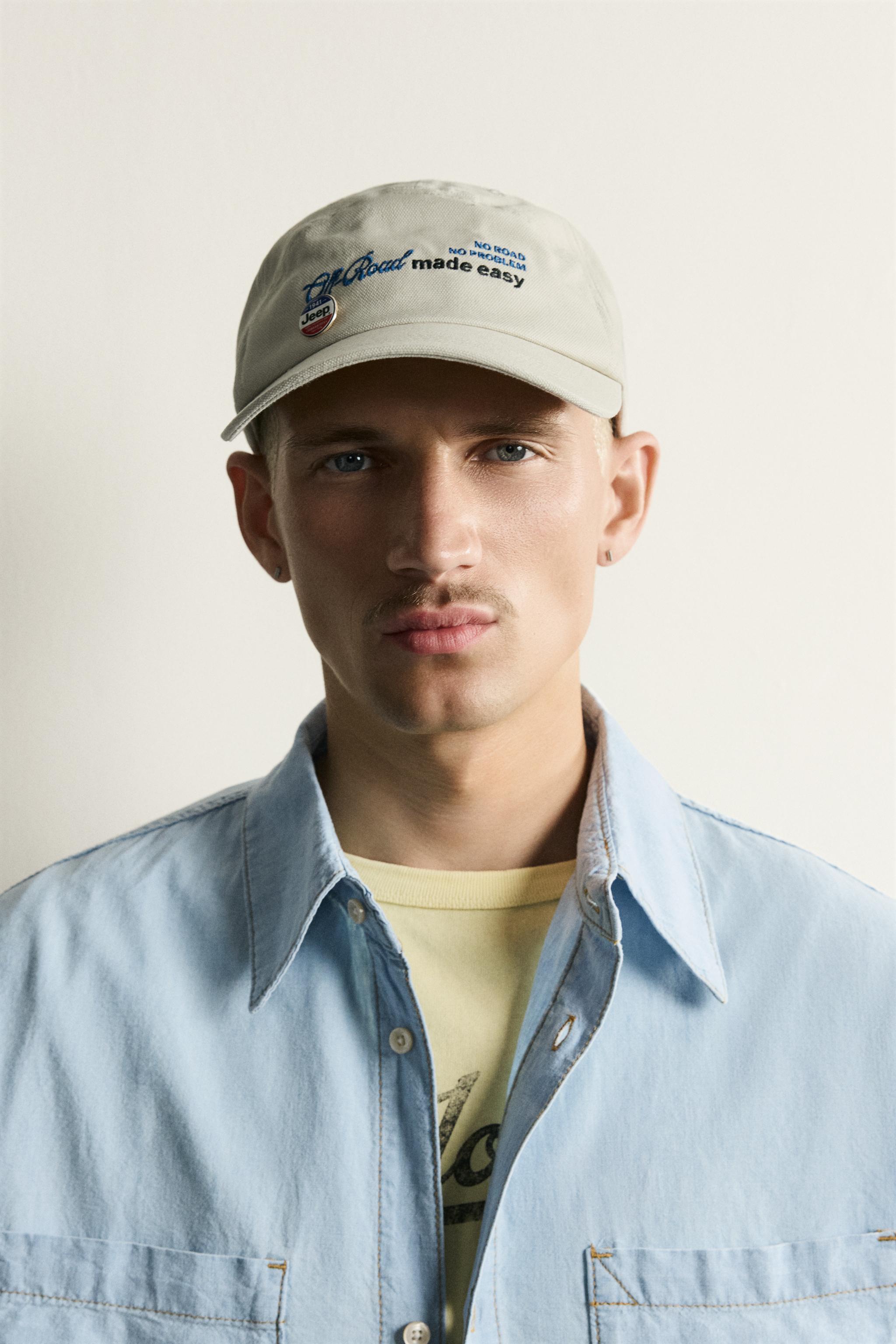 JEEP® PIN PRINTED CAP — Ecru