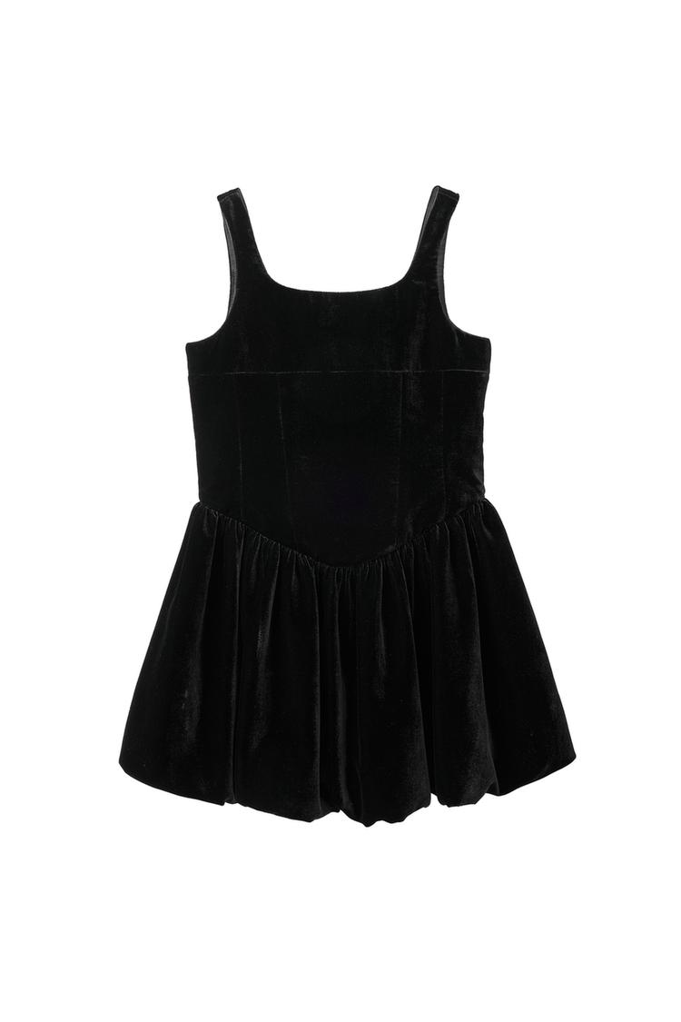 Vestido velvet globo