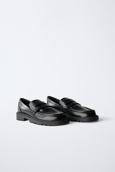 SCHOOL LOAFERS - Black by Zara
