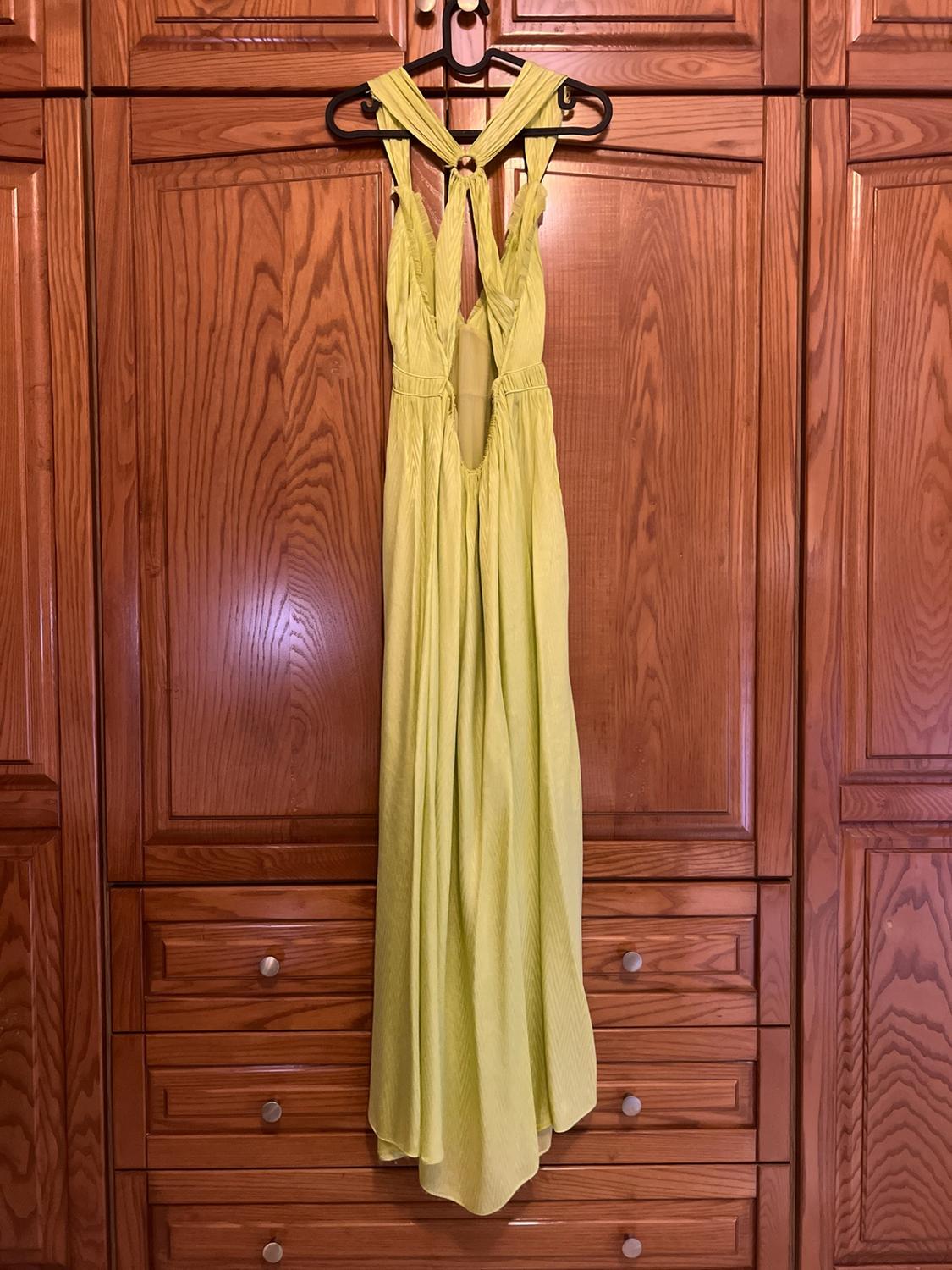 ZW COLLECTION MIDI DRESS WITH CROSSED STRAPS - Image 3