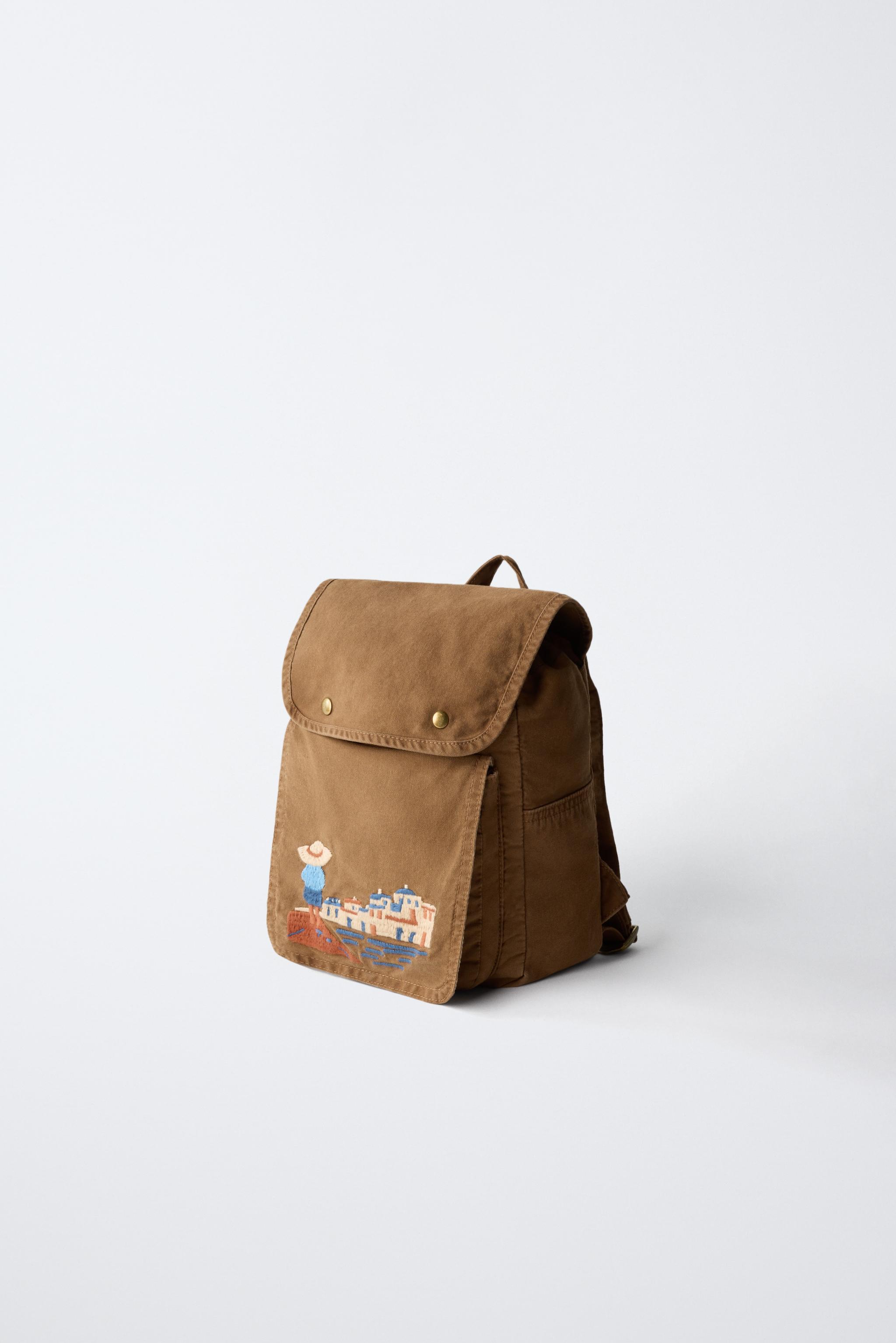 EMBROIDERED BACKPACK