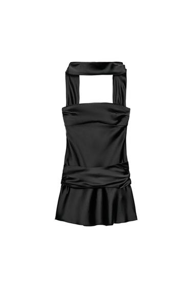 VESTIDO SATINADO FOULARD