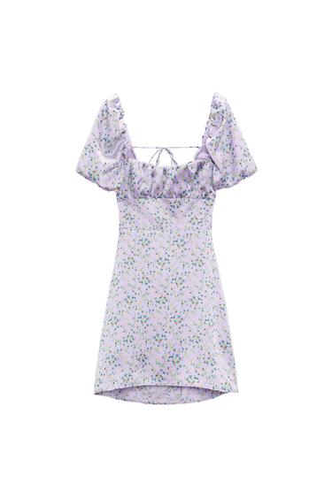 VESTIDO SATINADO ESTAMPADO