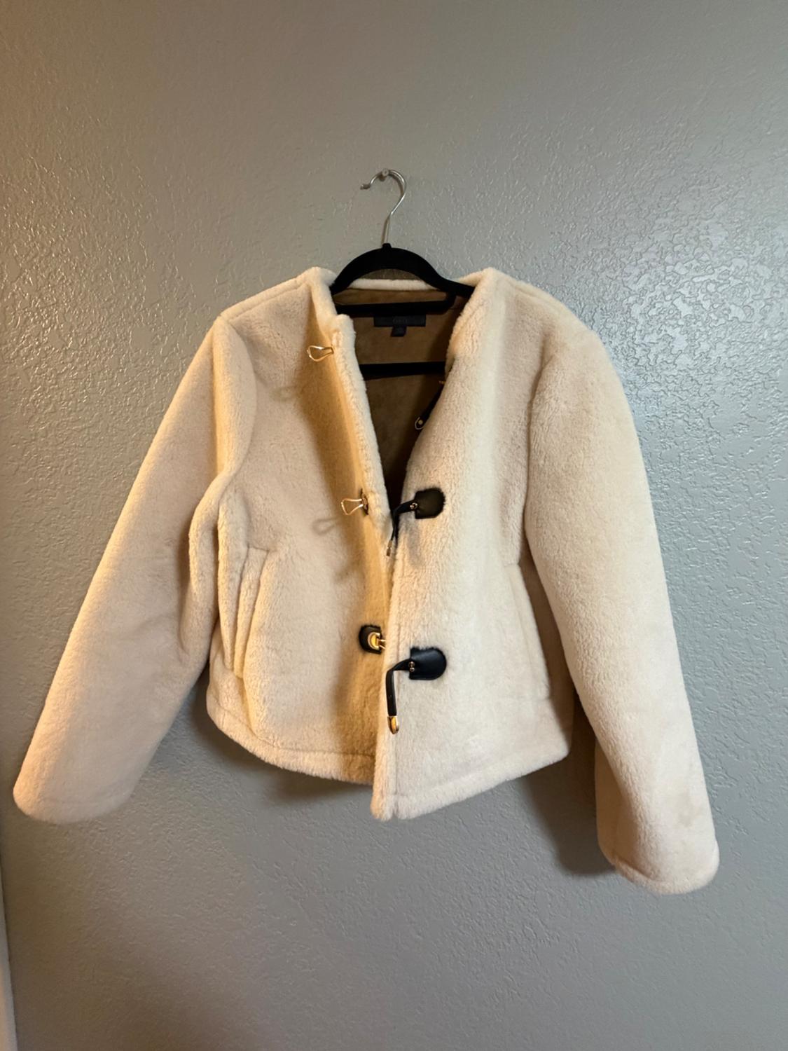 CHAQUETA EFECTO PELO ALAMARES - Image 5
