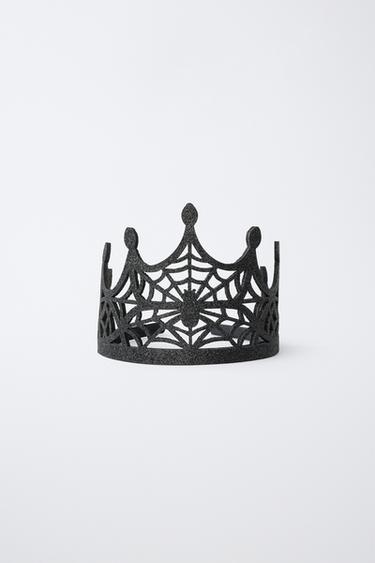 SPIDER PRINCESS DRESS-UP TIARA - Black by Zara