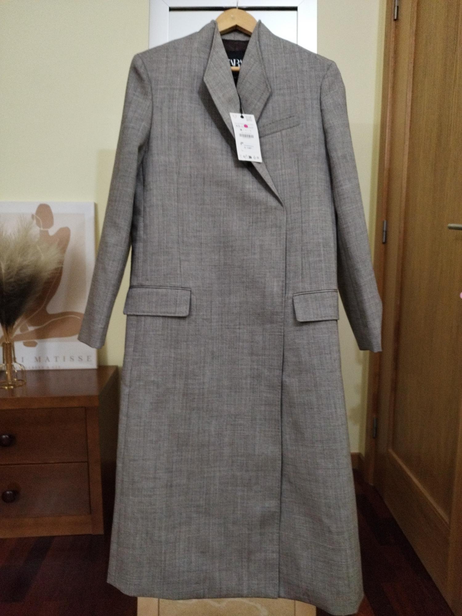 ZW COLLECTION 100% WOOL COAT SECOND HAND | Zara Preowned
