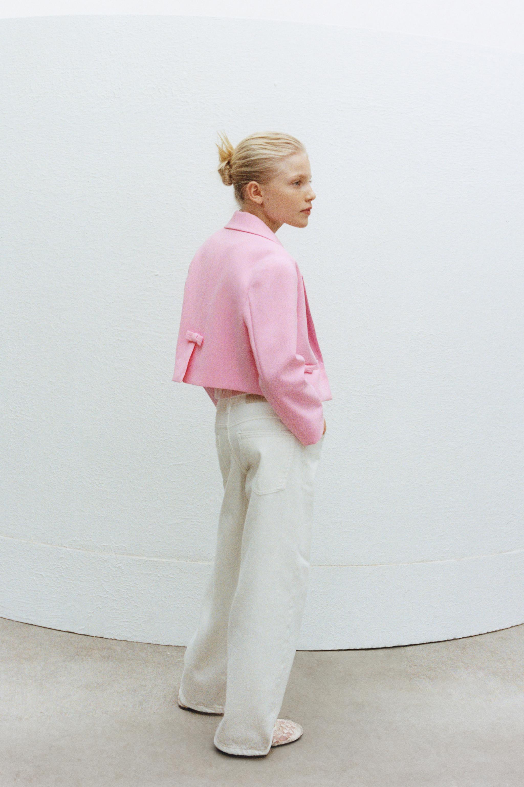 ZARA リボンクロップドジャケット ZARA リボンクロップドジャケット - メルカリ