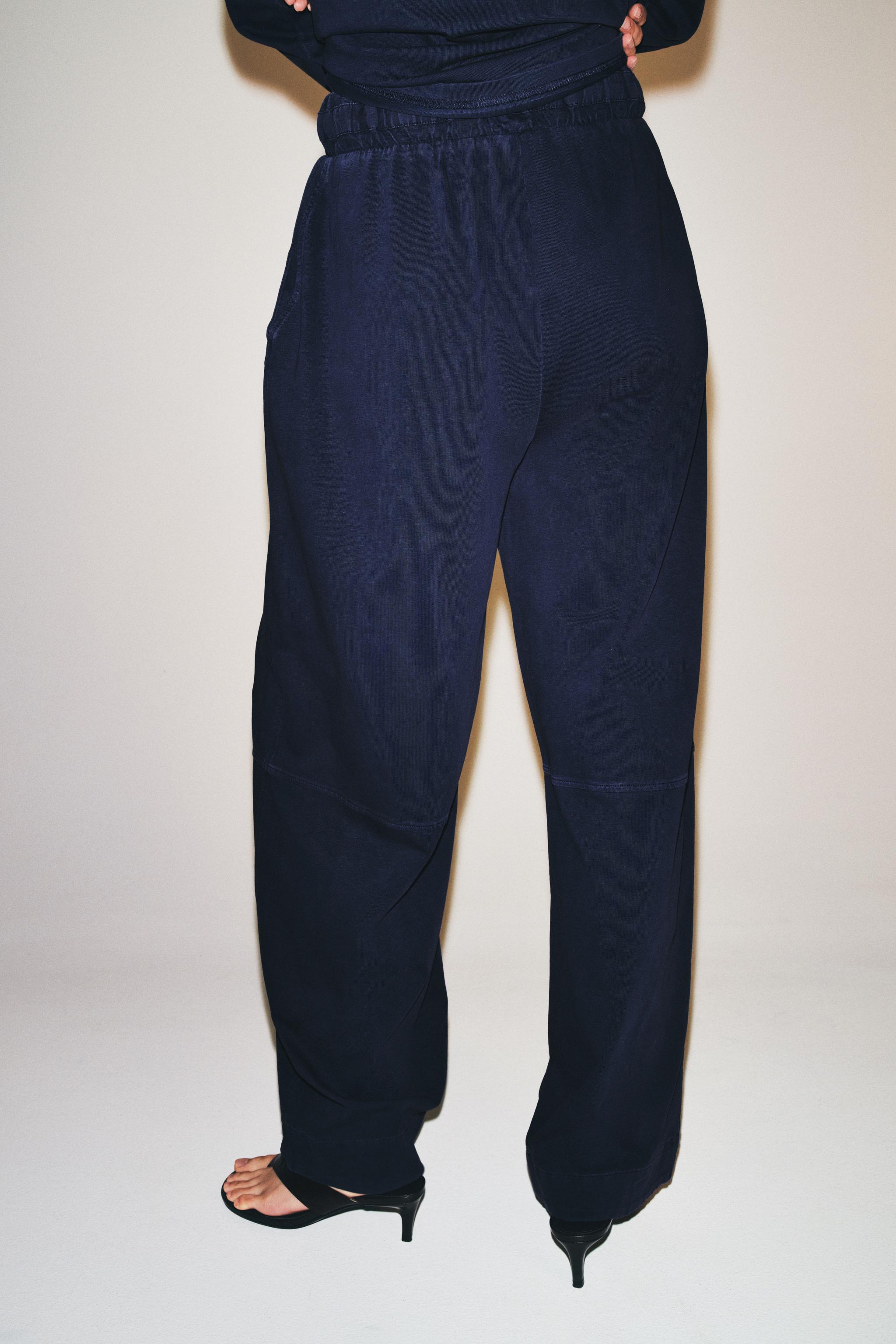 Женские брюки Zara COTTON BALLOON PANTS — фото 4