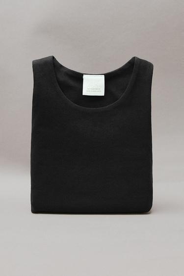 STRAPPY CROP TOP - Black by Zara