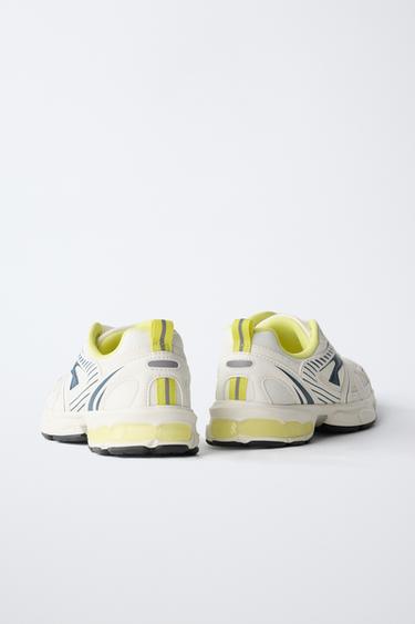 BASKET DE SPORT EN RÉSILLE - Blanc de Zara - Image 5