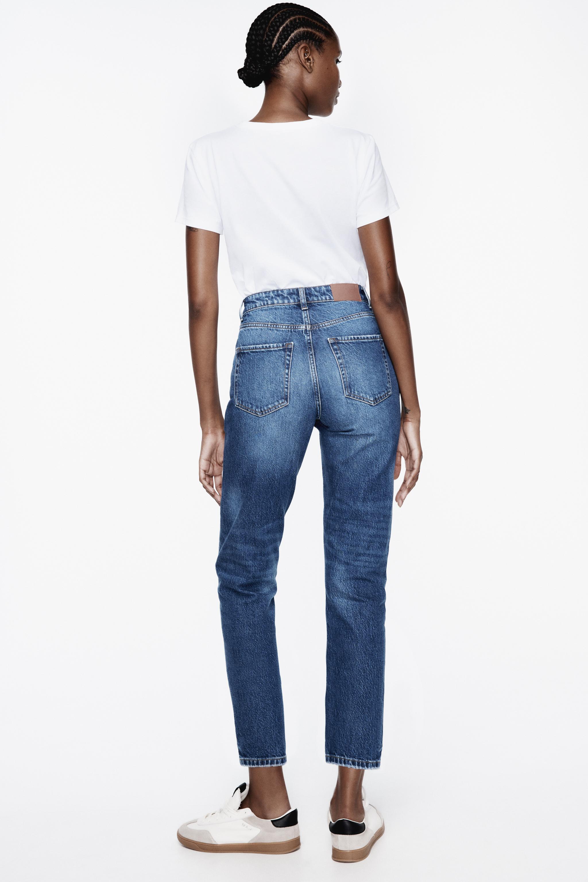 Zara mom fit on sale jeans authentic denim