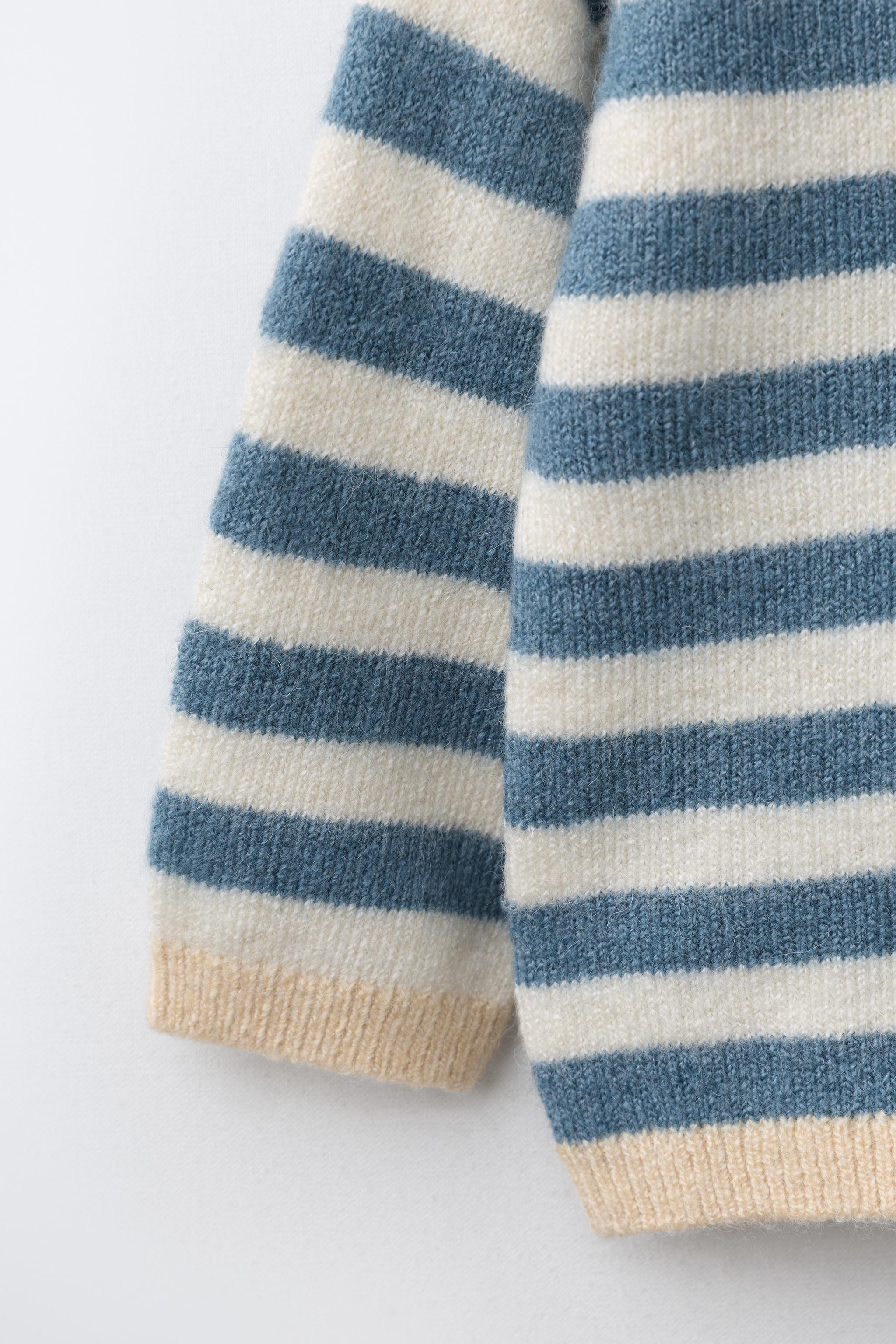 POLO EN MAILLE À RAYURES