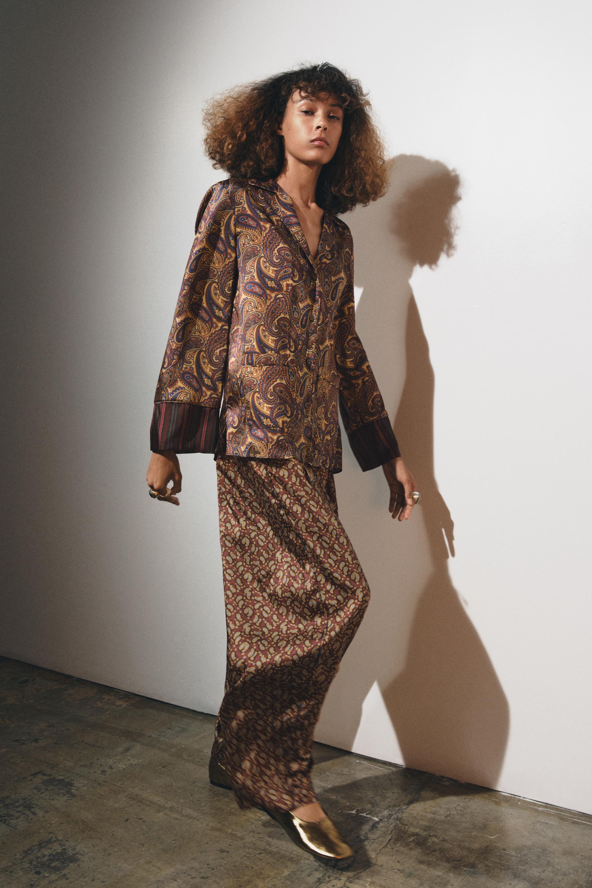 PAISLEY ZW COLLECTION パジャマシャツ - マルチカラ― | ZARA