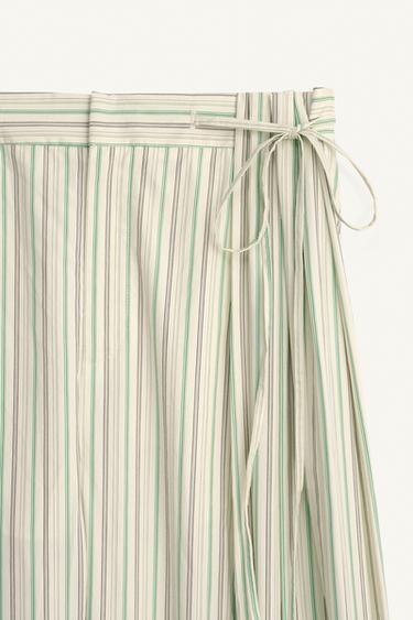 LIMITED EDITION STRIPED PYJAMA-STYLE TROUSERS - striped by Zara - Image 8