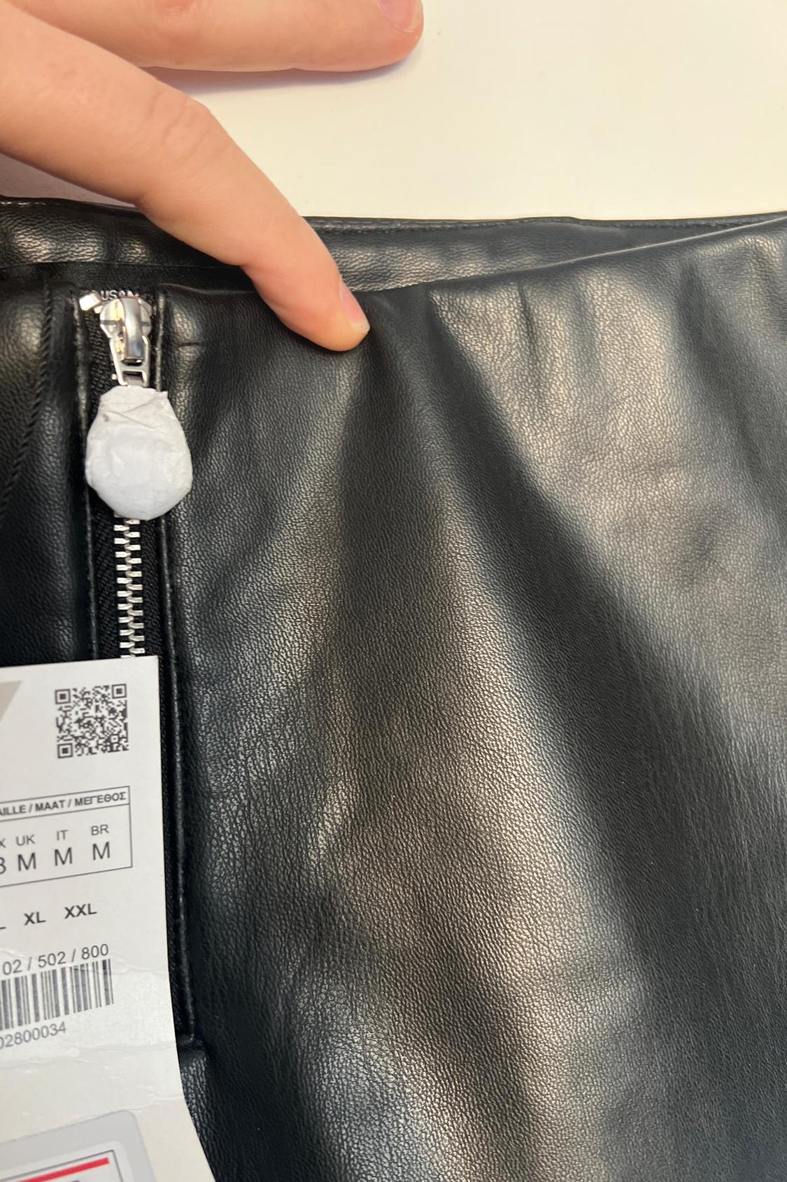 FAUX LEATHER SKORT - Image 3