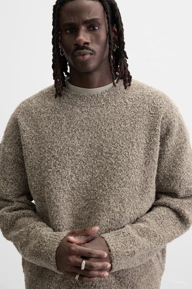PULL À TEXTURE BOUCLÉE - Pierre de Zara - Image 4