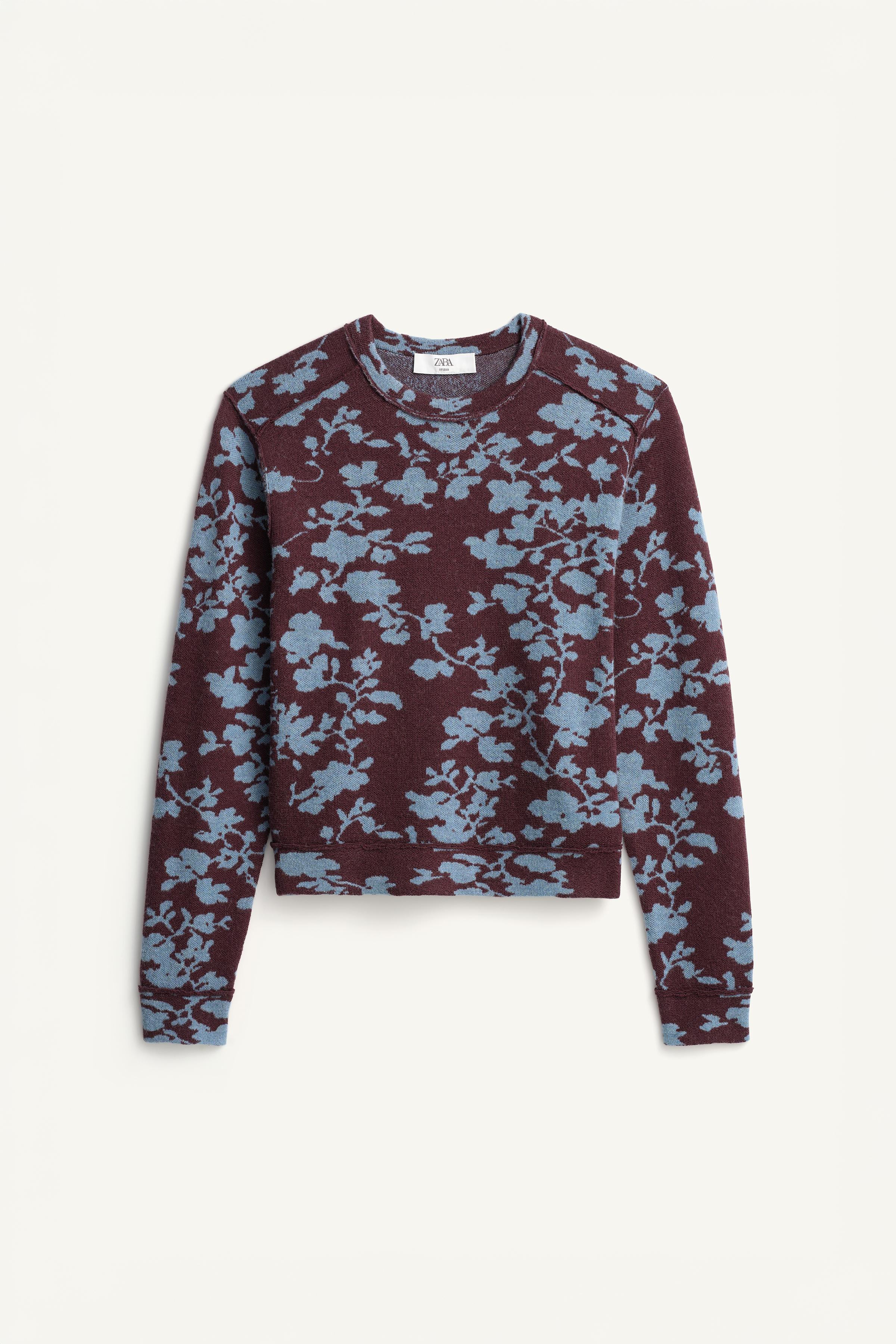 Limited Edition Wool Jacquard Sweatshirt by Zara