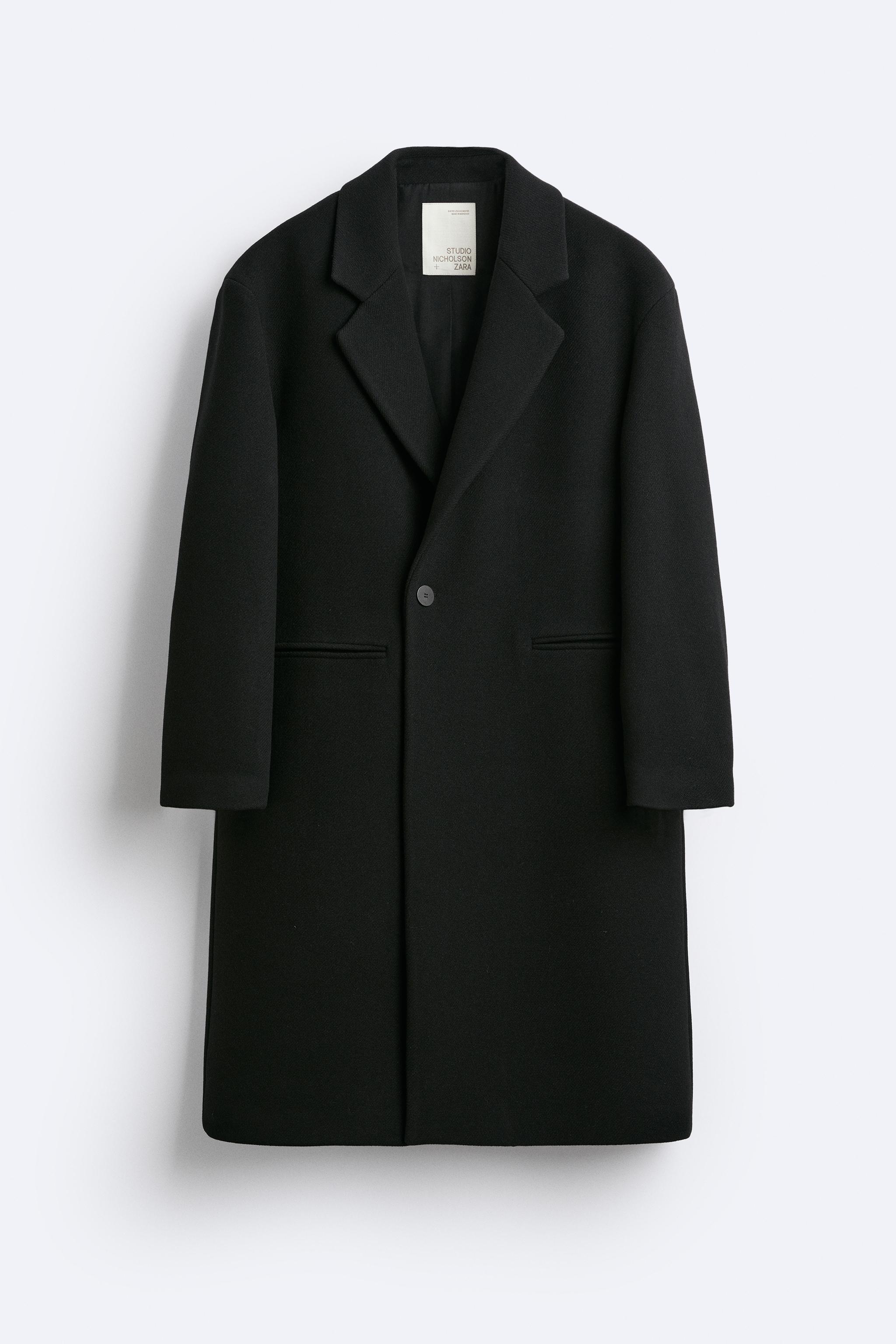 OVERSIZE COAT - X STUDIO NICHOLSON - Black | ZARA Spain