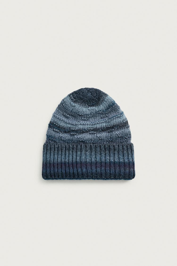 Gorro punto con lana