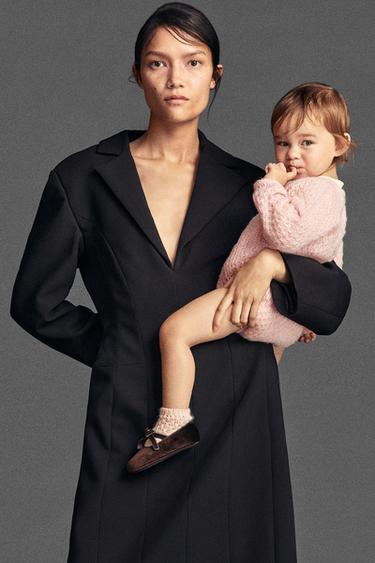 BODY EN MAILLE AVEC LAINE - Rose pâle de Zara