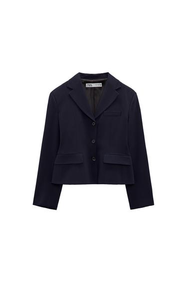 WOOL BLEND TAILORED BLAZER