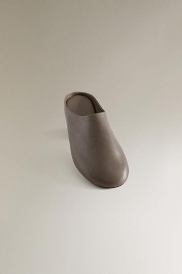 BABOUCHE CUIR - Marron de Zara - Image 4