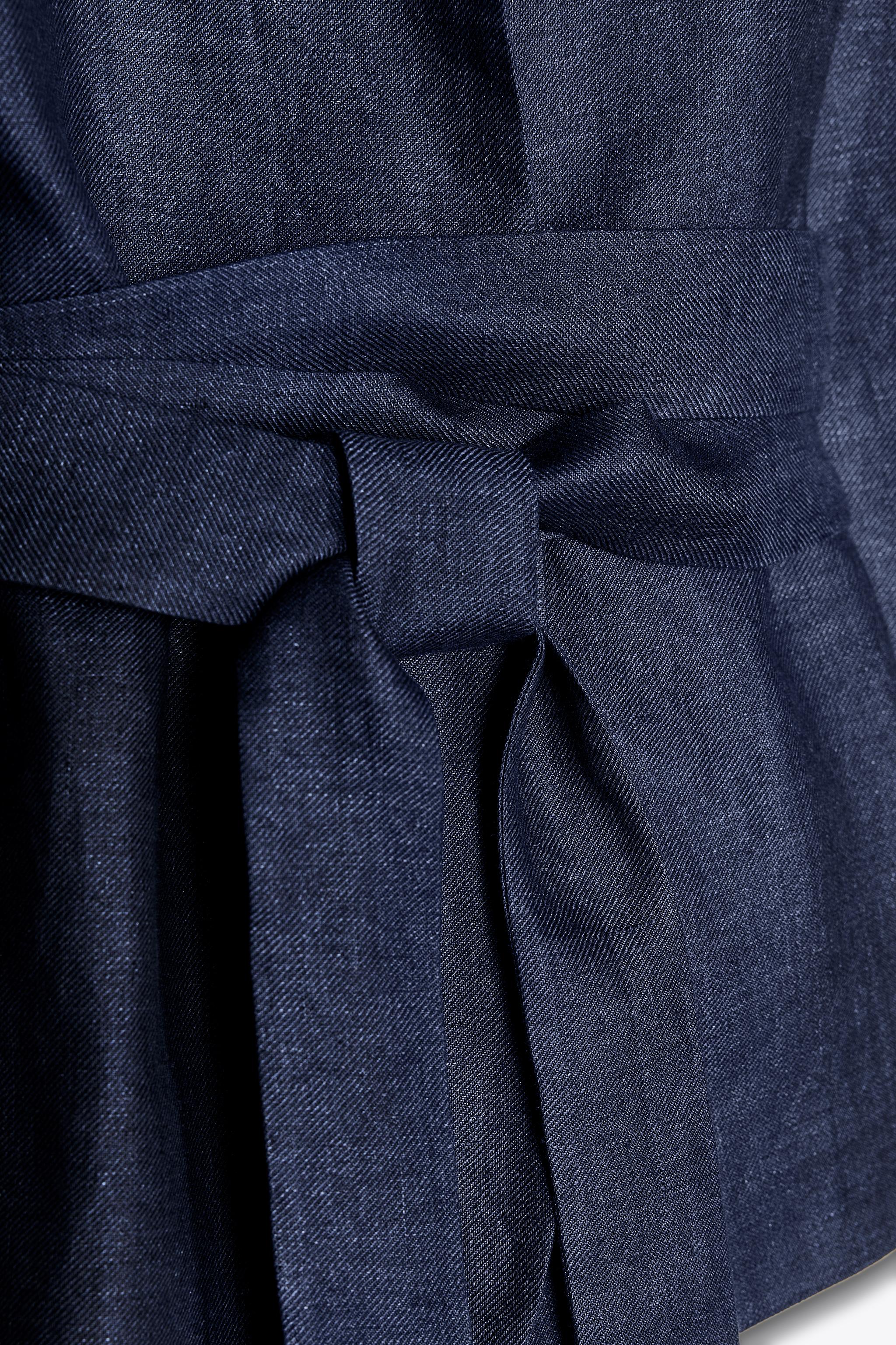 100% LINEN KIMONO ZW COLLECTION LIMITED EDITION - Faded blue