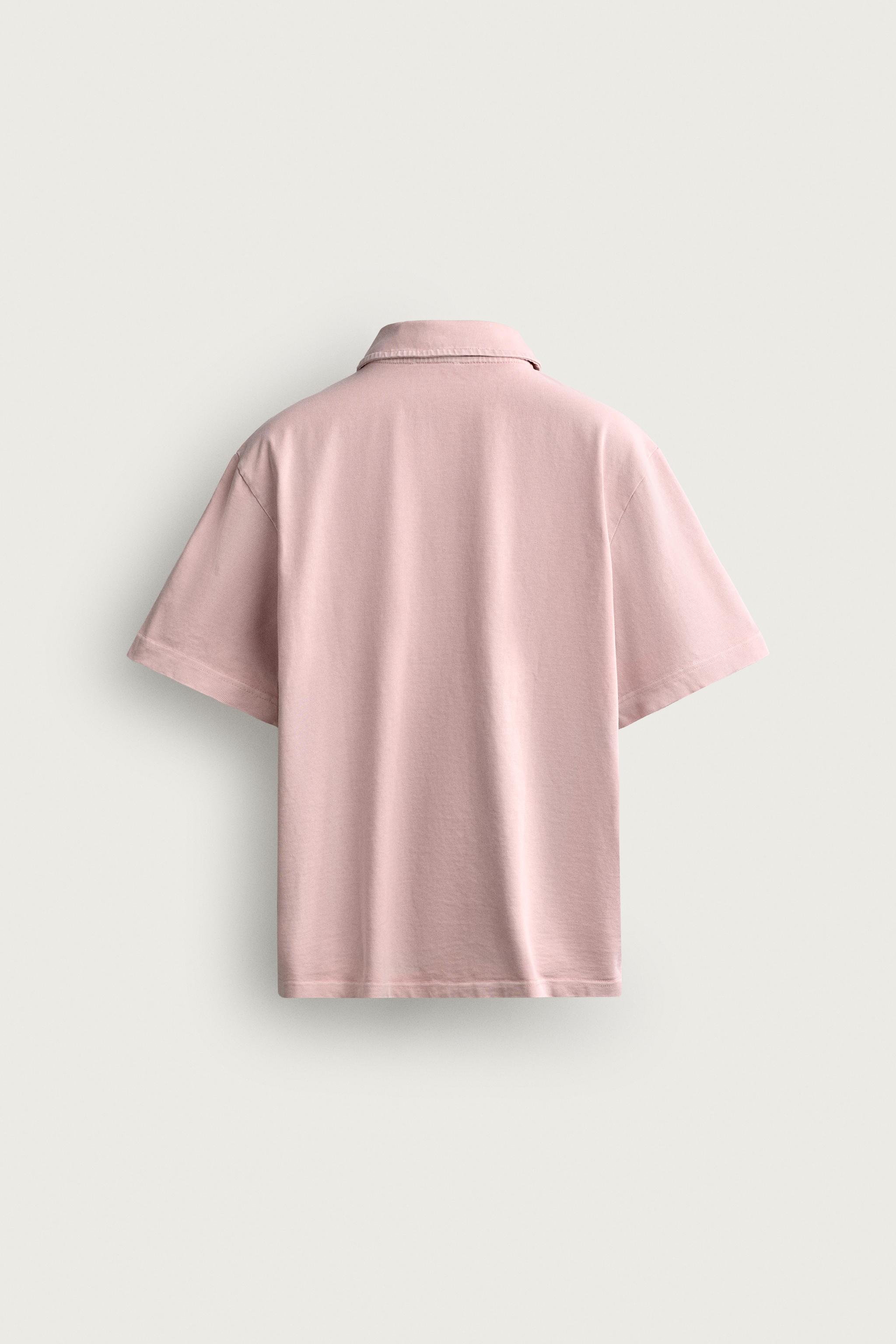 REGULAR FIT TEXTURED POLO