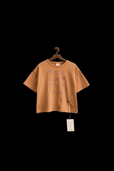 ZARA TIMELESS – T-SHIRT MIT ORFAYO ©-STICKEREI - Ziegelrot von Zara - Bild 0