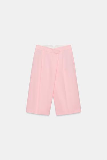 Zara HÕLMIKLÕIKE JA VIIKIDEGA BERMUUDAD - Pink