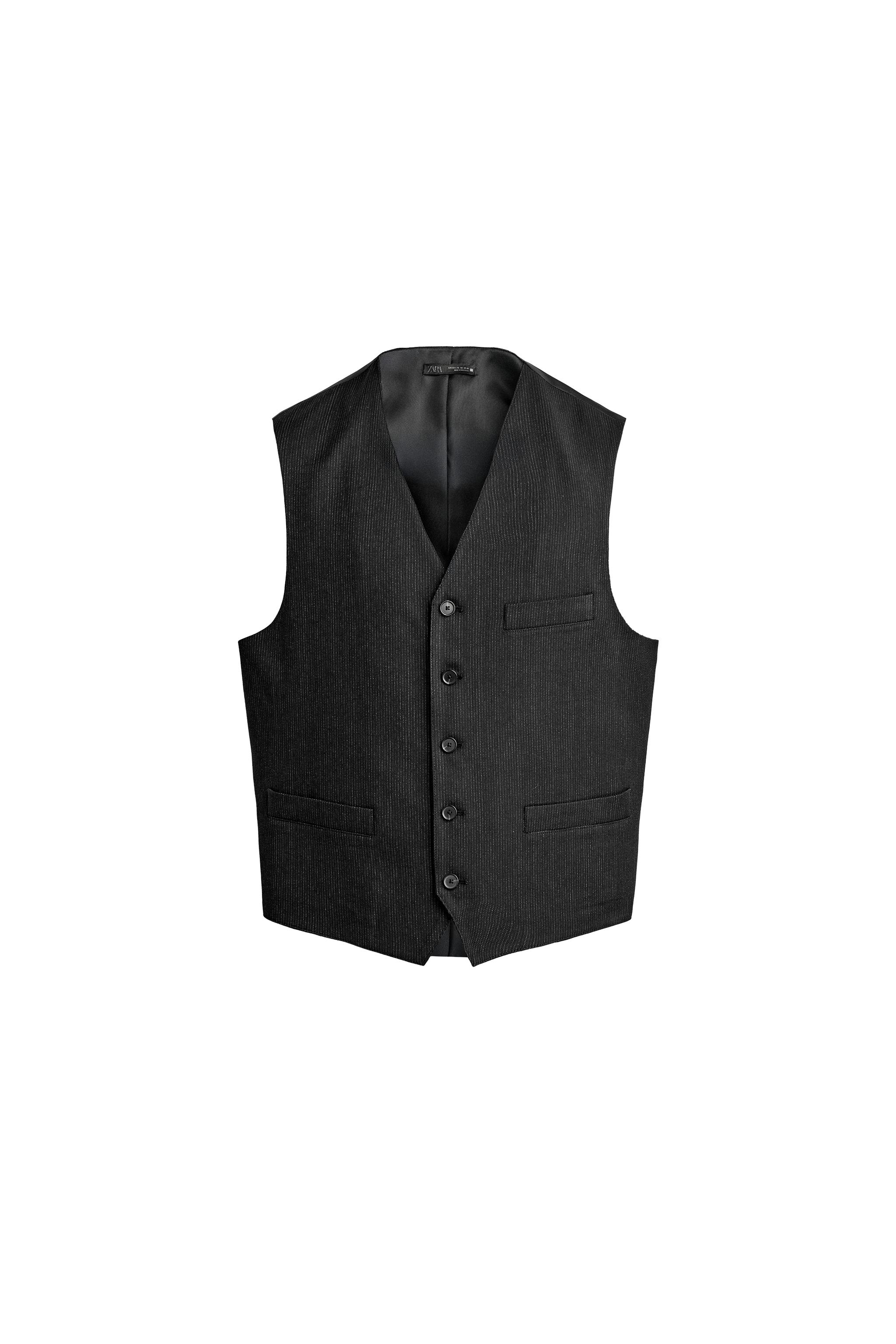 CHALECO TRAJE RAYAS