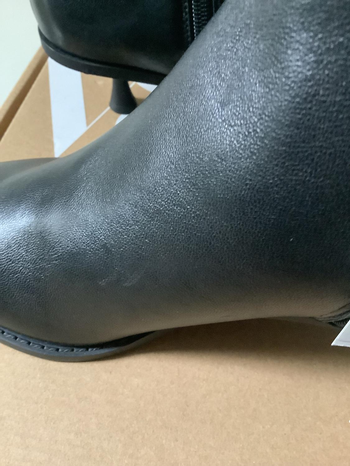 LEATHER KITTEN HEEL ANKLE BOOTS - Image 8