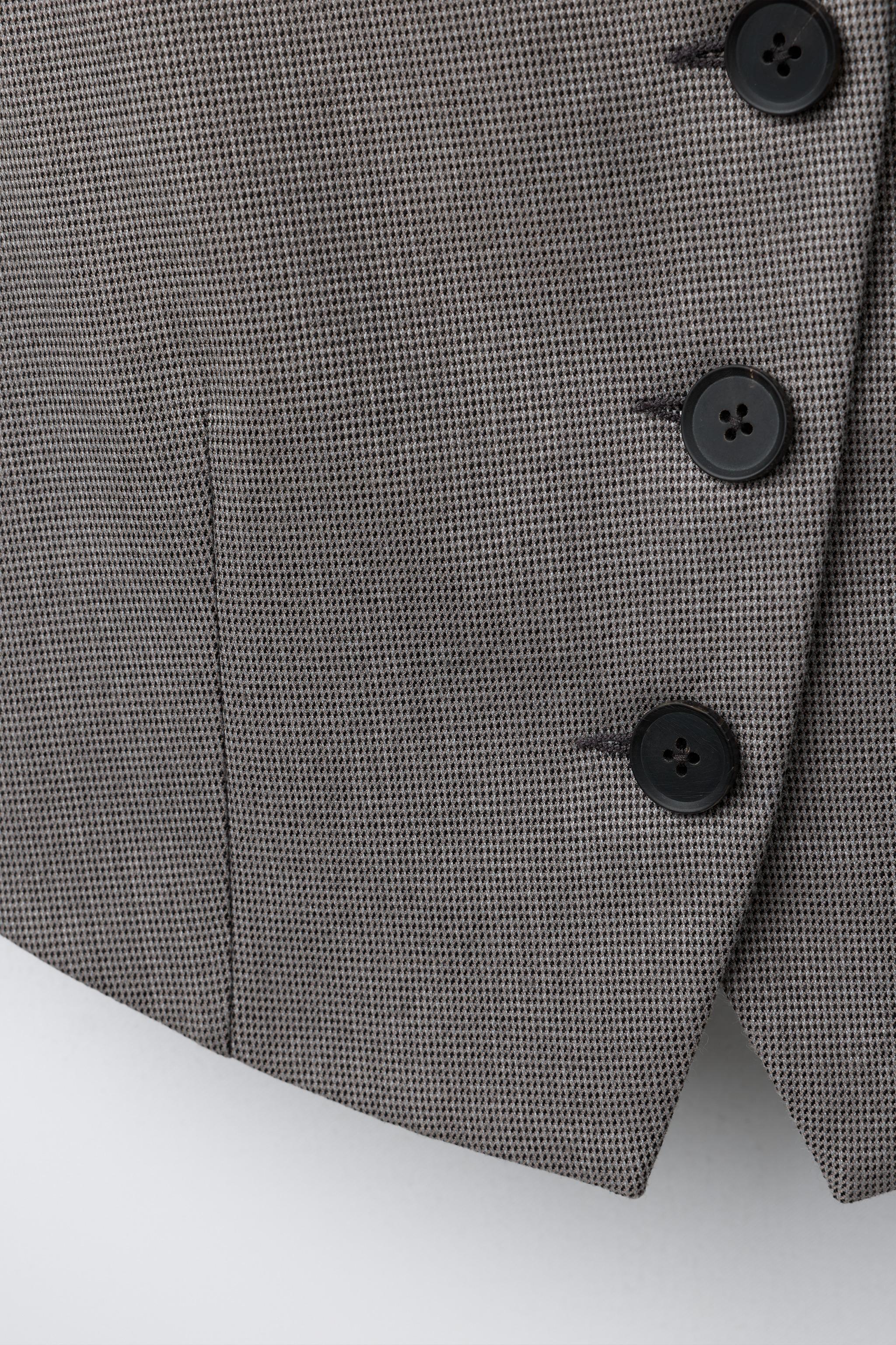 GILET TAILLEUR PIED-DE-POULE