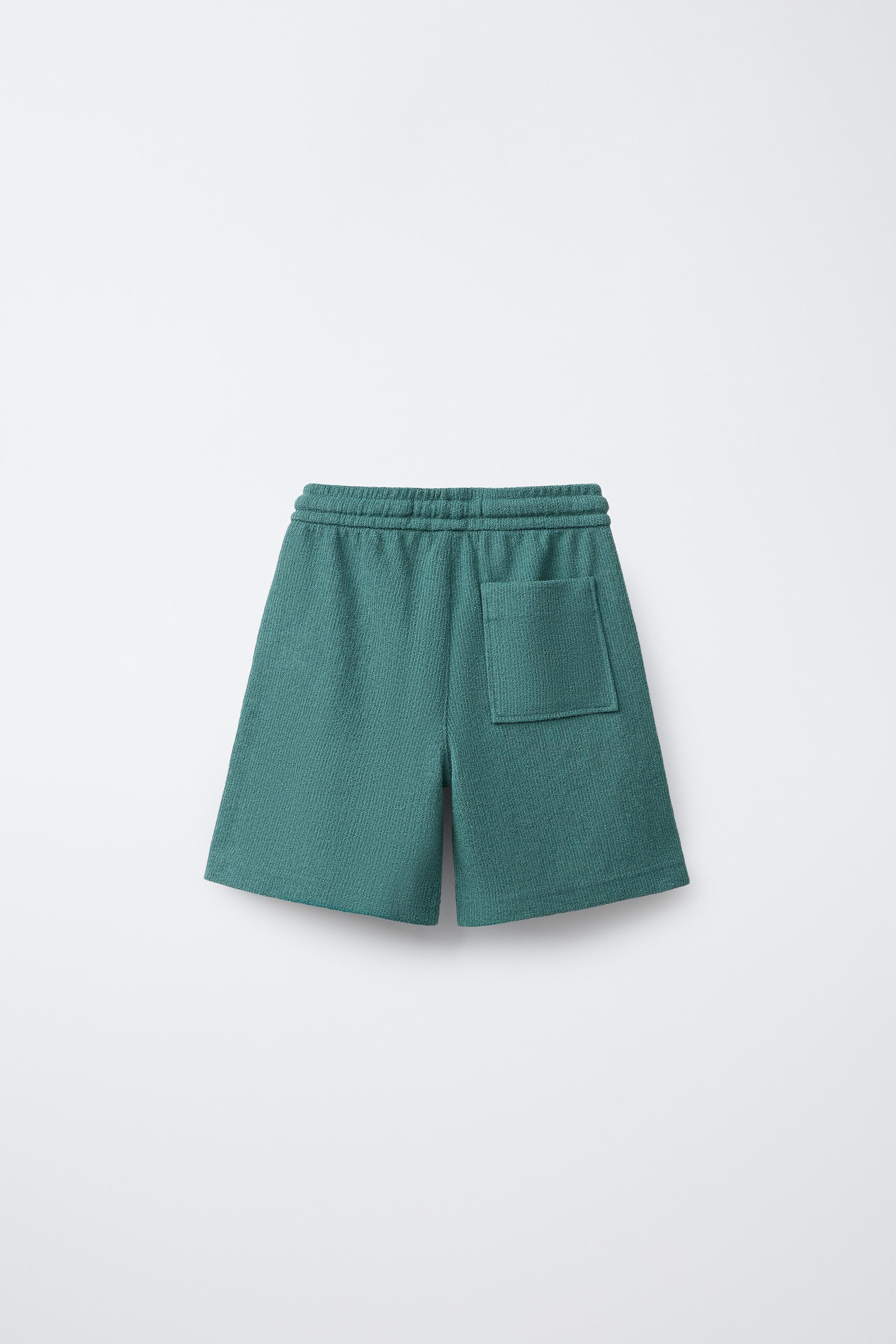 BERMUDA RUSTIQUE SLIM FIT EFFET ÉPONGE