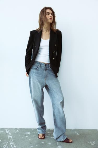 TAILORED DOUBLE-BREASTED BLAZER - Black by Zara - Image 0